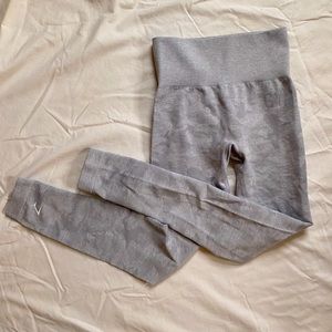 GYMSHARK grey camo seamless leggings